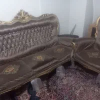 مبل سلطنتی ۹ نفره به همراه دو عدد میز عسلی|مبلمان خانگی و میز عسلی|تهران, آرارات|دیوار