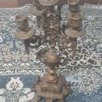 شمدان برنزی قدیمی|کلکسیون اشیاء عتیقه|رشت, جانبازان|دیوار