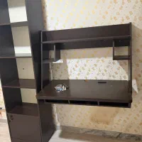 میز دیواری و کمد کتابخانه