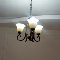 لوستر سه شاخه وارداتی سالم سالم