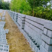 معمار بنایی دیوار چینی بلوک چینی سیمانکاری تخریب