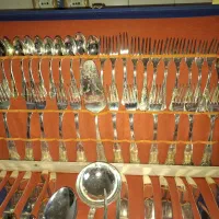 سرویس قاسق چنگال طرح نقره 12 نفره ایتالیایی