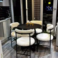 مجموعهای زیبا از میز و صندلی های خاص ناهارخوری|میز و صندلی غذاخوری|ری, تصفیه خانه|دیوار