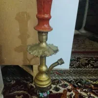 قلیان برنجی به همراه وسایل هاش