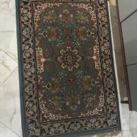 فرش ۱در ۱و نیم سبز درباری