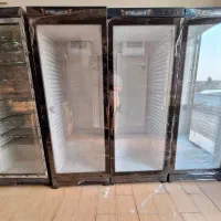 یخچال تک درب ویترینی صفر