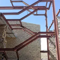 جوشکار  اسکلت و پله و نبشی کشی نما