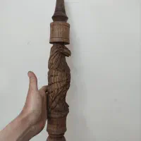 قلیون چوبی طرح عقابی