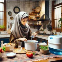 خانم برای آشپزی ونظافت منزل۲روزآخر هفته شبانه روزی