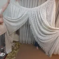 پرده های توری ووالان وچوب پرده  چوبی باحلقه چوبی|پرده، رانر، رومیزی|تهران, جیحون|دیوار