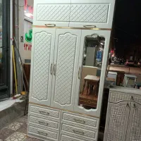 جا لباسی عرض ۱۰۰ عمق ۵۰   ( ۴ کشو )|جاکفشی، کمد، دراور|الوند, |دیوار