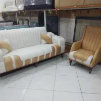 مبل بغل چوب 8نفره
