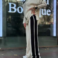 ست بافت با شلوار