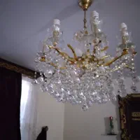 لوسترکریستال اتریش اصل برنز ۸شاخه|لوستر و چراغ آویز|تهران, سجاد|دیوار