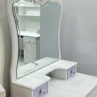 میزتحریر و میز ارایش و پاتختی و تخت سایز۱۲۰ نوجوان|تخت و سرویس خواب|ایلام, |دیوار