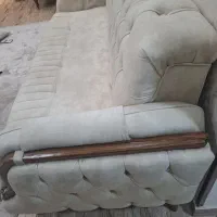 مبل ۸ نفره چستر  در حد نو|مبلمان خانگی و میز عسلی|رشت, چله خانه|دیوار