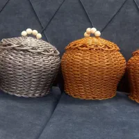 بافت انواع سبد|صنایع دستی و سایر لوازم تزئینی|مهاجران, |دیوار