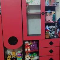 کمد دو تیکه هم جای لباس هم کتاب و دکوری بیدخون