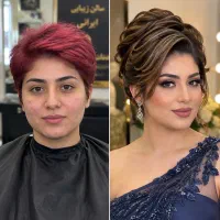 میکاپ و شینیون حرفه ایی با قیمت اقتصادی