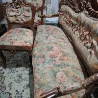 مبل ۸ نفره چوبی|مبلمان خانگی و میز عسلی|شهریار, شهرک شاهد|دیوار