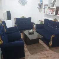 مبل ۷نفره سلطنتی تمیز بدون کوچکترین فرو رفتگی|مبلمان خانگی و میز عسلی|مسجد سلیمان, |دیوار