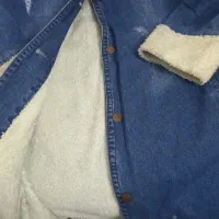 مانتو لی داخل خز دار در حد نو