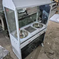 دو کاسه سرخ کن گیریل فر ساندویچی/فر پیتزا صنعتی