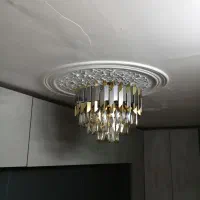 ۳ عدد لوستر کریستالی|لوستر و چراغ آویز|قم, قم نو|دیوار