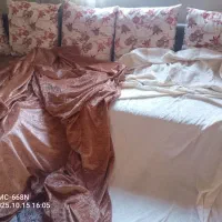 پرده مخمل اصل بدونه ایراد|پرده، رانر، رومیزی|مریوان, |دیوار