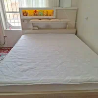 سرویس تخت خواب چوب دونفره و تشک طبی رویال|تخت و سرویس خواب|مبارکه, |دیوار