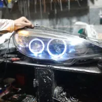 چراغ اسپرت 206 طرحBMW زنون دار هدلایت کاملا یخی