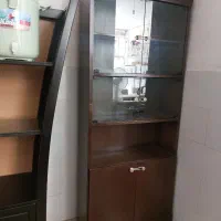 کتابخانه چوبی درشیشه ای