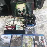 فروش ps4(پی اس فور) اسلیم دو دسته در حد نو