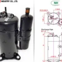 موتور کولر گازی کم مصرف روتاری ۱۲۰۰۰