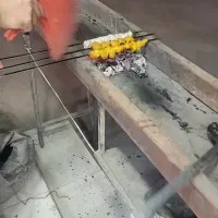 منقل کبابی و یخچال چهار درب