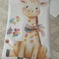 استیکر دیواری اتاق کودک و مهد کودک (زرافه)