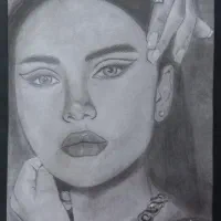 طراحی چهره، هدیه ای زیبا مناسب روز مادر وروز پدر|تابلو، نقاشی، عکس|قروه, |دیوار