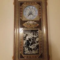 ساعت دیواری خاتم کاری و مینا کاری