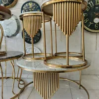 جلومبلی و عسلی فلزی کف قیمت بازار|مبلمان خانگی و میز عسلی|قم, باغ شریفی|دیوار