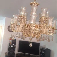 دو عدد لوستر برنز