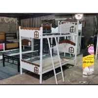 تخت دوطبقه محکم با دوام|تخت و سرویس خواب|تبریز, |دیوار