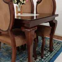 فروش میز نهار خوری چهارنفره سالم وبدون هیچ زدگی|میز و صندلی غذاخوری|کوهدشت, |دیوار