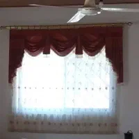 پردهها نو هست شسته نشده بدلیل تغییر دکور عوض شده|پرده، رانر، رومیزی|محمودآباد, |دیوار