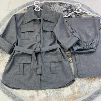 لباس با شلوارش اصلا پوشیده نشده نو نو هست