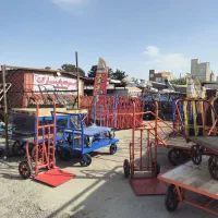 گاری تره بار چهار چرخ دستی حمل (تره باری) ارسال به|ابزارآلات|ری, بازار آهن|دیوار