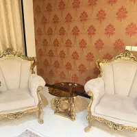 مبلمان استیل به همراه ویترین|مبلمان خانگی و میز عسلی|شاهینشهر, فردوسی|دیوار