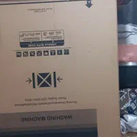 کارتن لباسشویی استوا و تلوزیون ال جی ۴۳ اینج