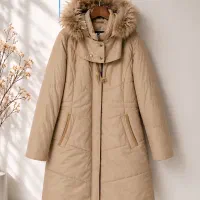 کاپشن زنانه کرم کاملا نو بدون حتی یک بار استفاده