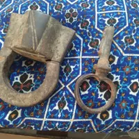 لمپا قدیمی جنس خوب وقفل عطیقه|کلکسیون اشیاء عتیقه|گرگان, |دیوار