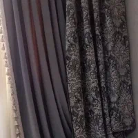 کنار پرده ای نگین کاری شده|پرده، رانر، رومیزی|زاهدان, |دیوار